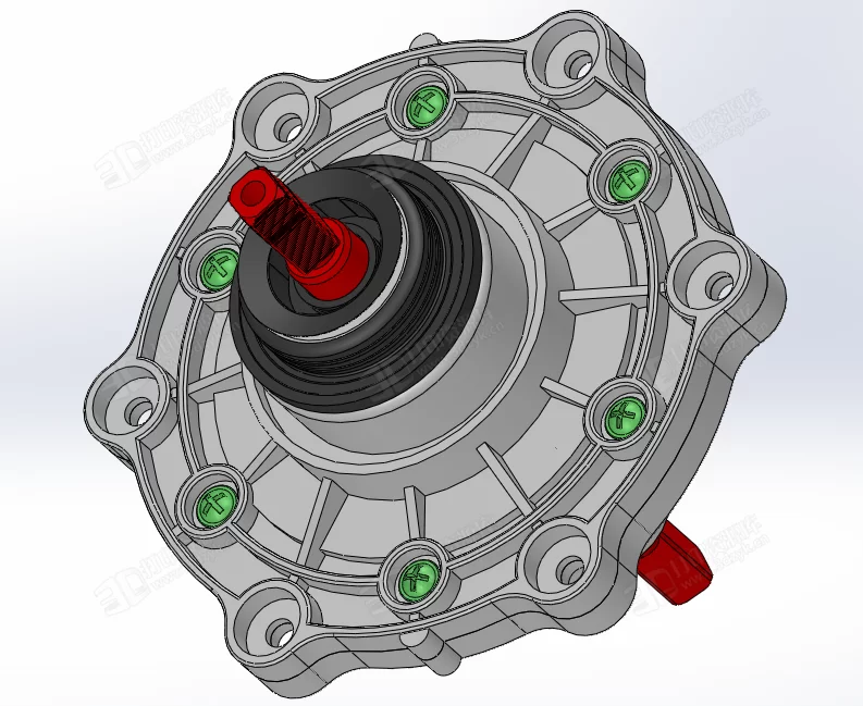 航空發(fā)動機模型3D圖紙 Solidworks設(shè)計 (5).webp