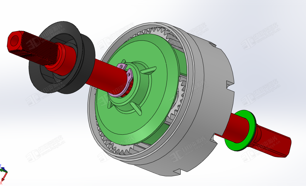 航空發(fā)動機(jī)模型3D圖紙 Solidworks設(shè)計(jì) (7).PNG