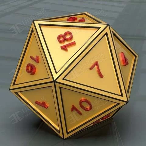 20面骰 d20 多面骰子 3d模型 (1).webp