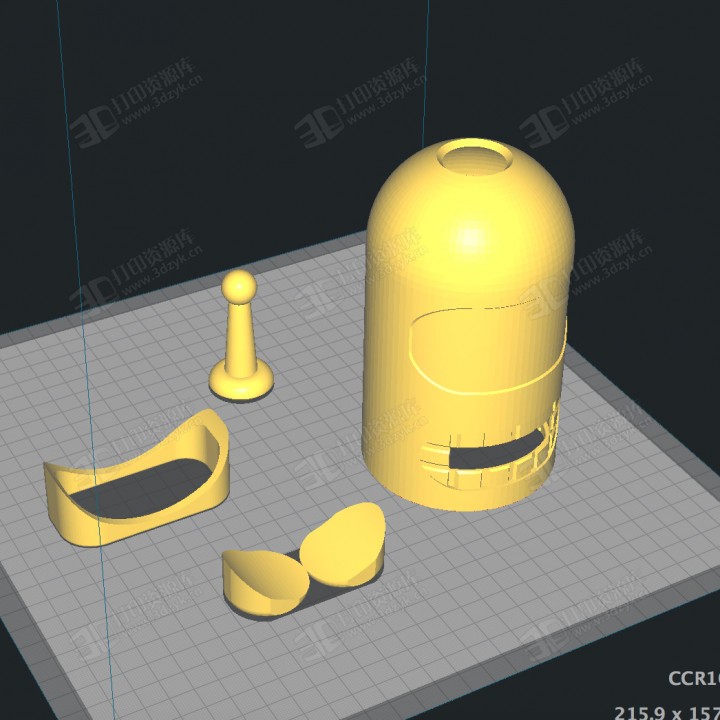 小黃人存錢罐 3d打印模型stl (4).jpg