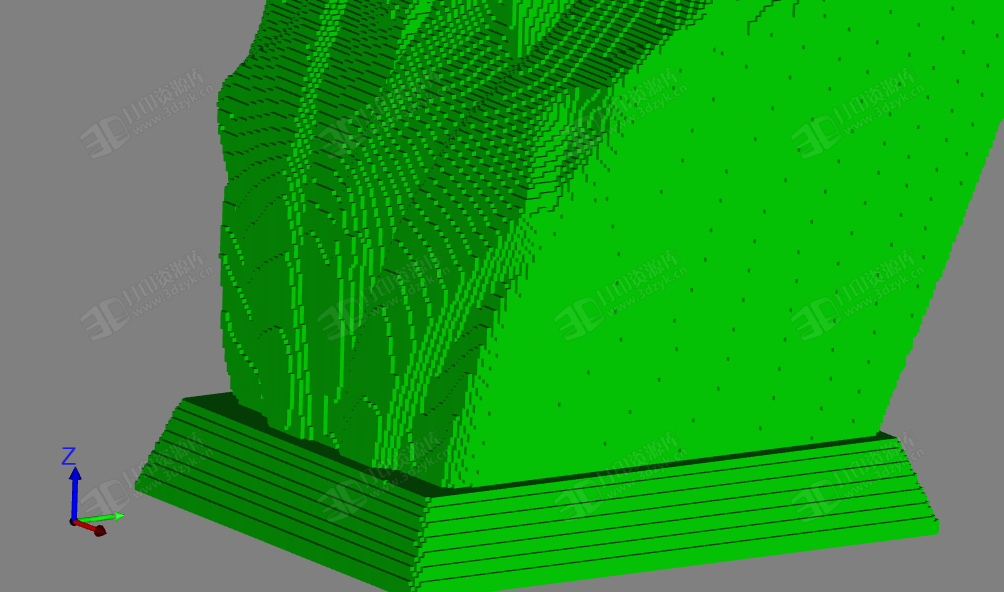 普京 切層造型人物半身雕像3d模型 (4).png