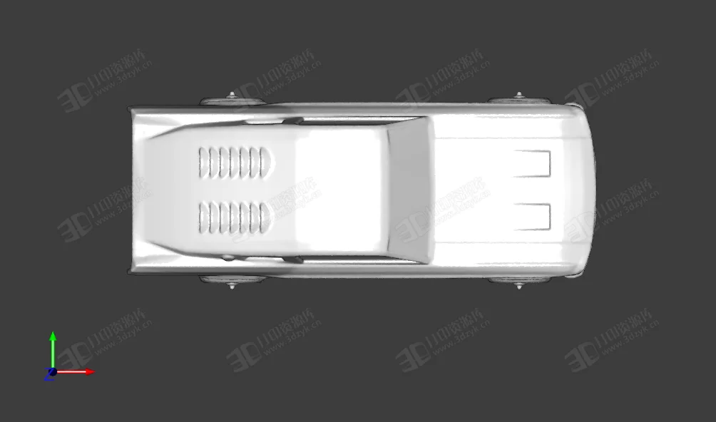 跑車福特野馬mustang 汽車模型3d打印 (3).webp