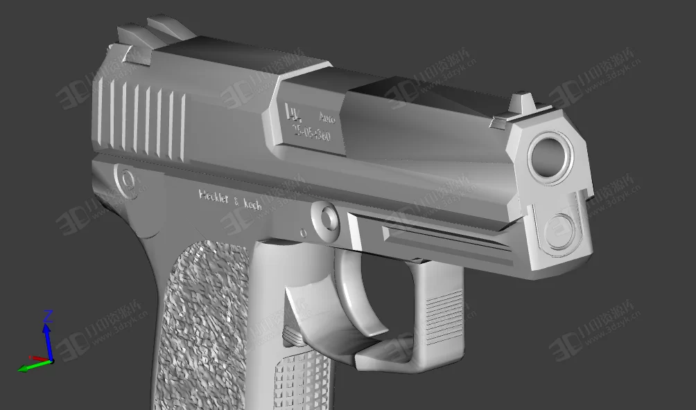 USP9 半自動(dòng)手槍 3d打印 (4).webp