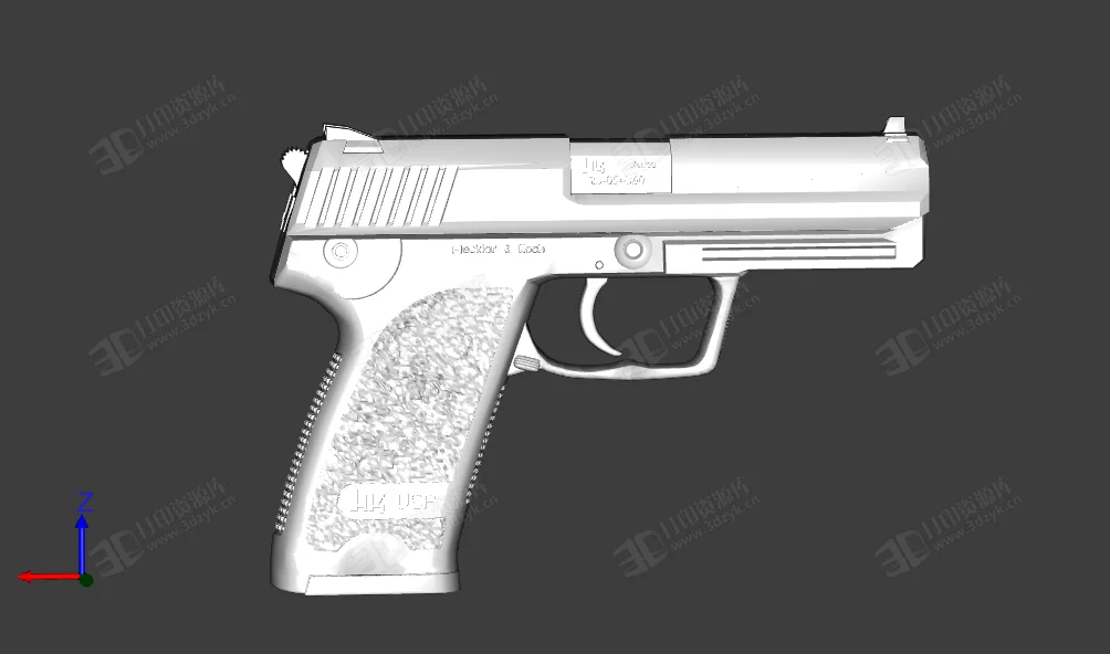 USP9 半自動(dòng)手槍 3d打印 (3).webp