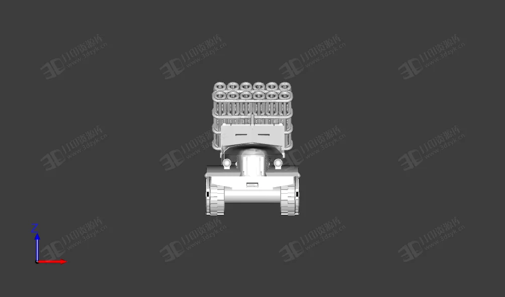 BM-24自行火箭炮 3d打印模型 (3).webp