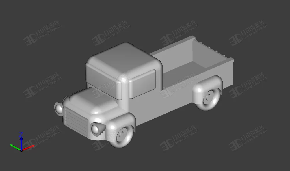 小卡車 玩具車3d模型stl (1).webp