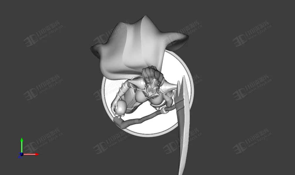 高精度游戲角色 審判官Judge 3d打印模型 (4).webp