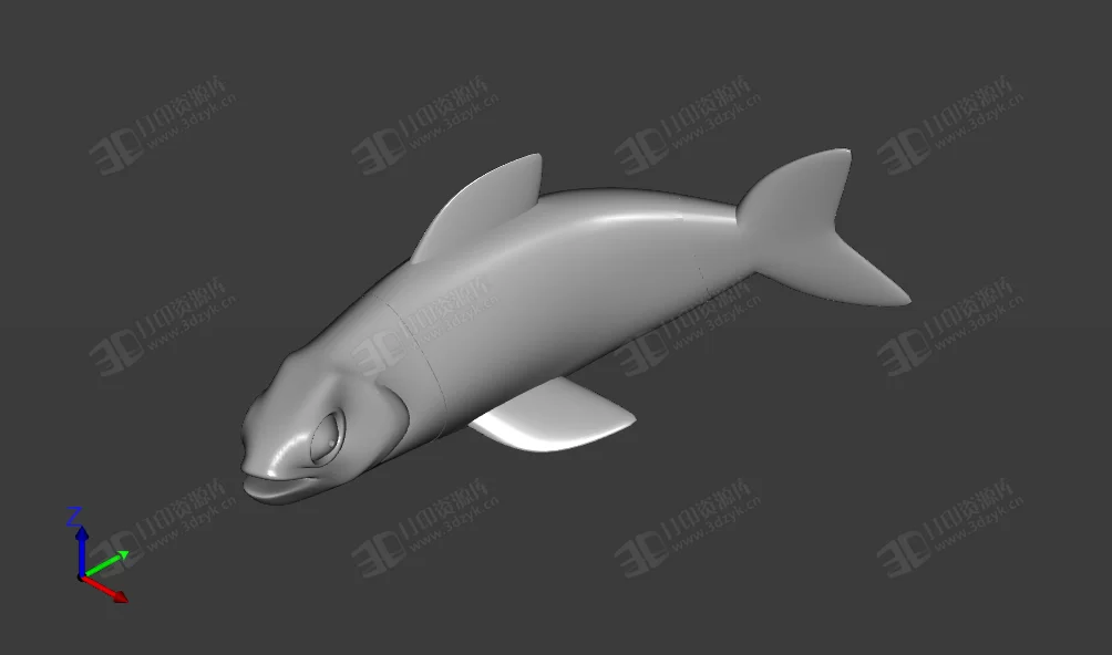 金槍魚，魚，魚類 深海魚 海洋魚 3d打印模型 (1).webp