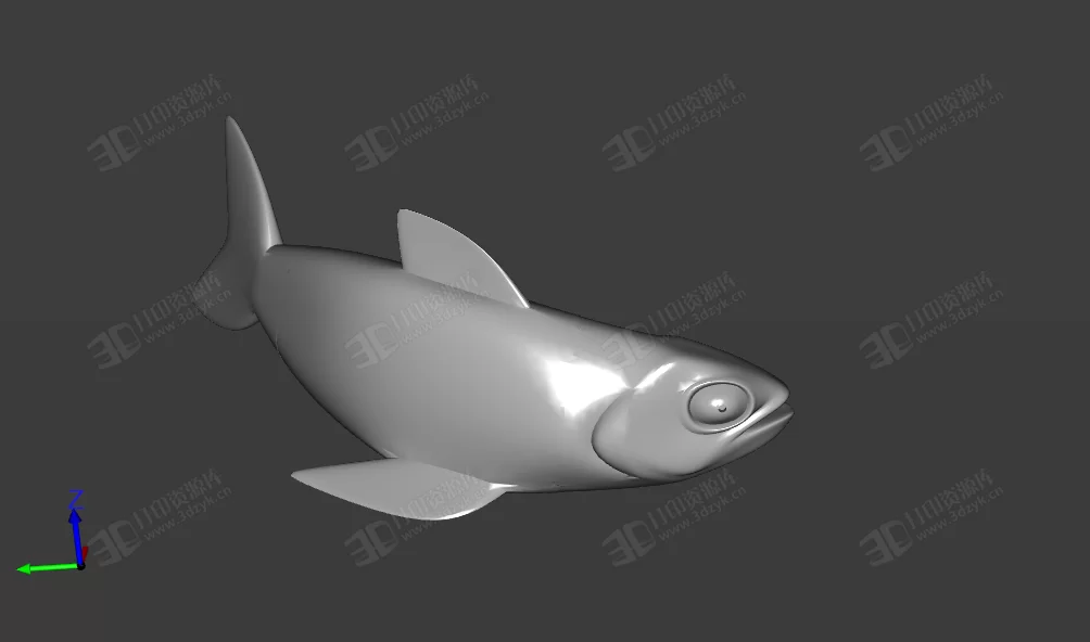 金槍魚，魚，魚類 深海魚 海洋魚 3d打印模型 (2).webp