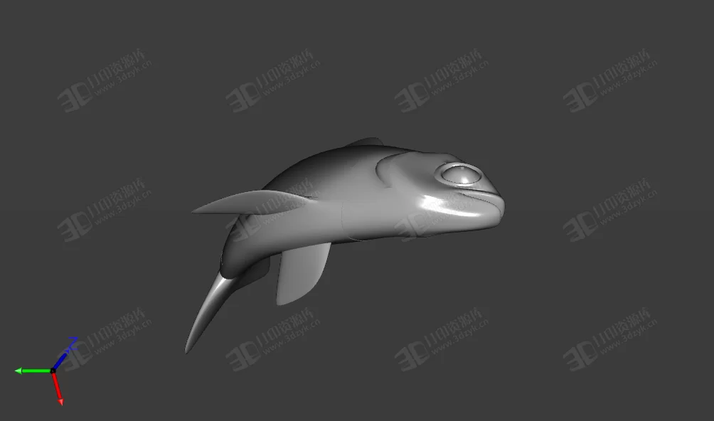 金槍魚，魚，魚類 深海魚 海洋魚 3d打印模型 (3).webp