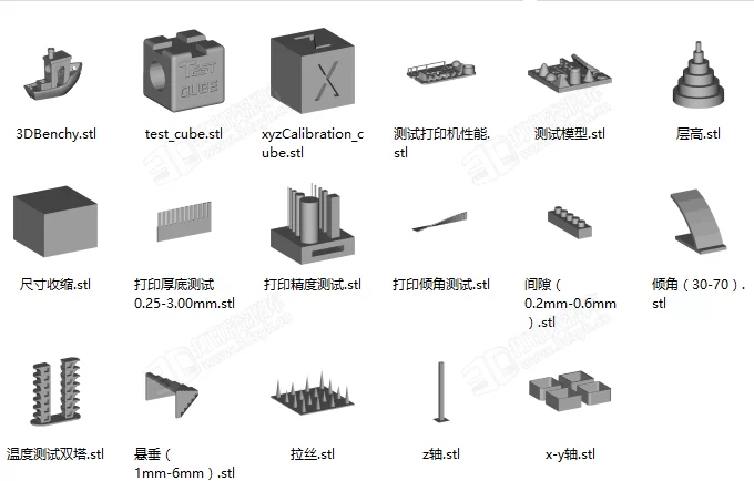 17個3D打印打印測試文件.webp