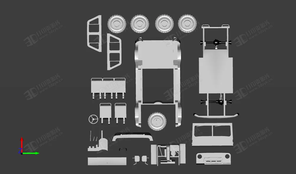 吉普車 汽車組裝3d模型 (2).webp