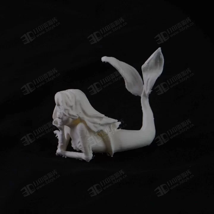 卡通 人魚公主 小美人魚 3d模型 (2).webp