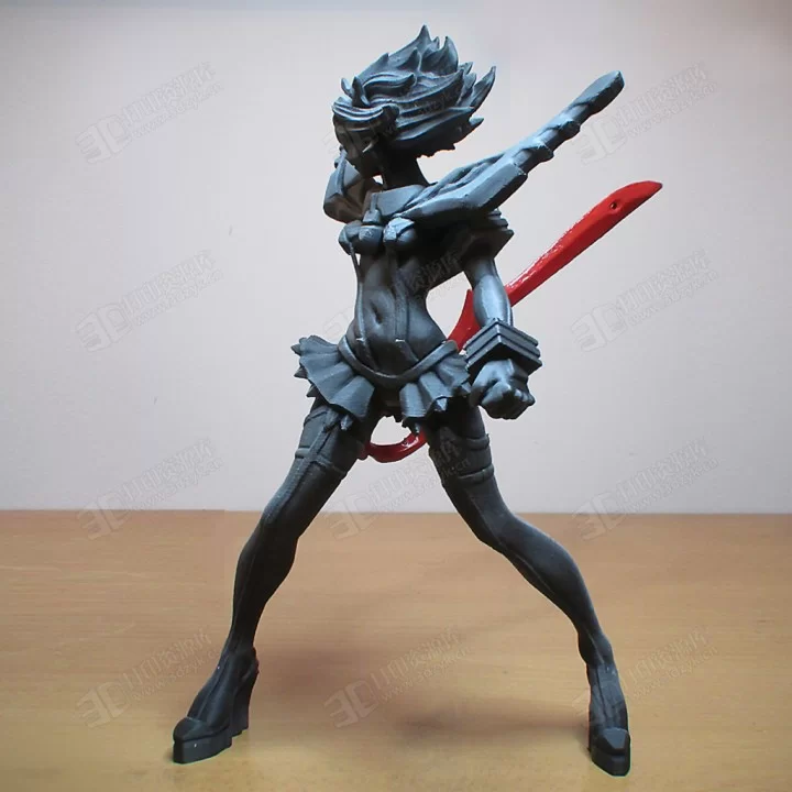 雙斬少女模型Ryuko Matoi 日本動漫3d人物角色模型 (4).webp