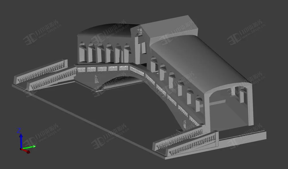 意大利威尼斯里阿爾托橋 3d模型 (2).webp