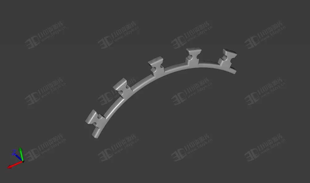 3D打印口罩扣松緊器模型stl (2).webp