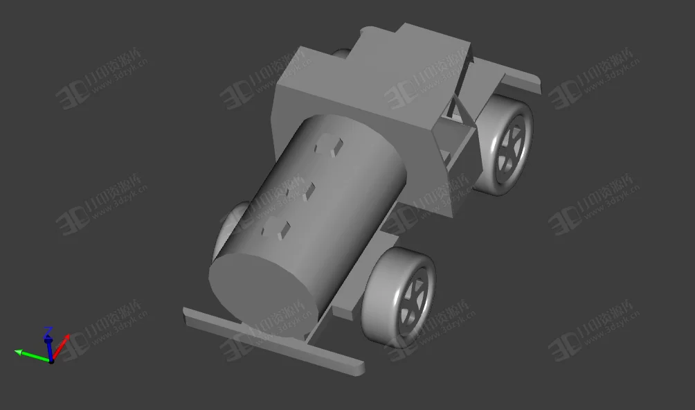 3D打印 油罐車 卡車stl模型 (3).webp