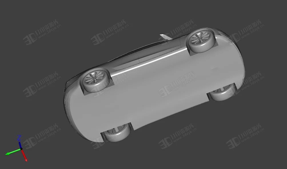 特斯拉Model 3汽車模型stl (2).webp