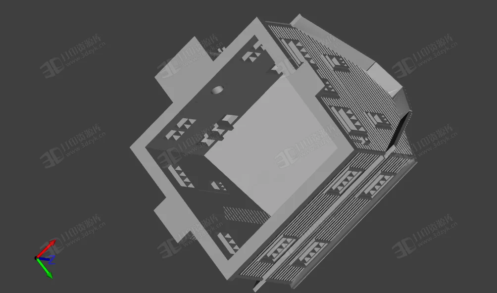 單獨的別墅 房屋 建筑模型 (2).webp