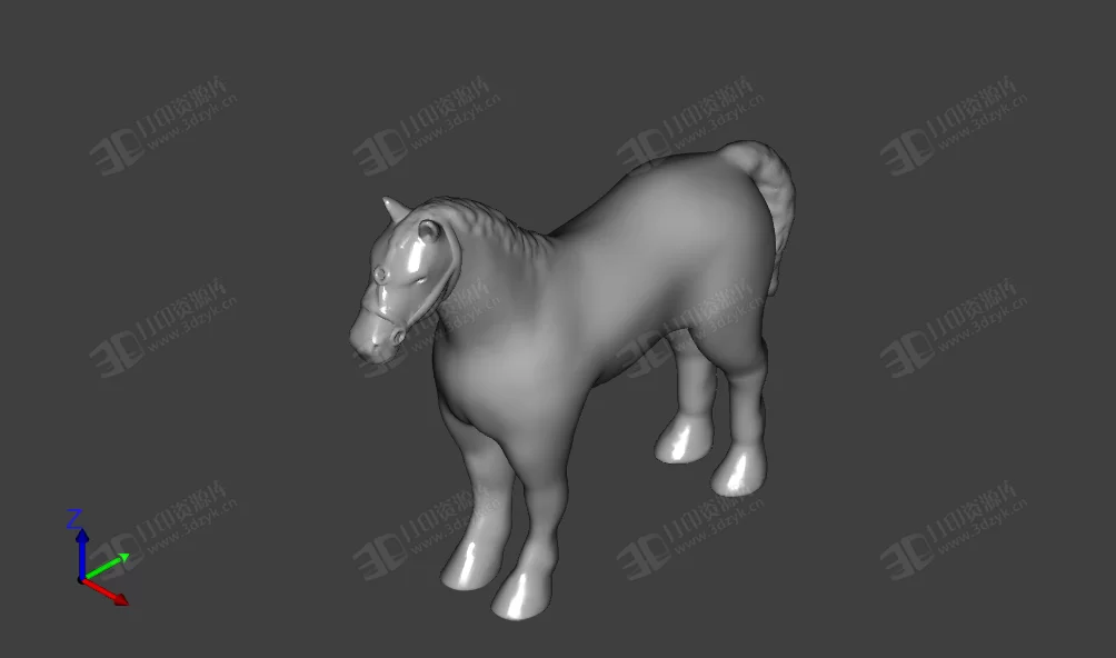 玩具馬 小馬 3d打印動物模型 (3).webp