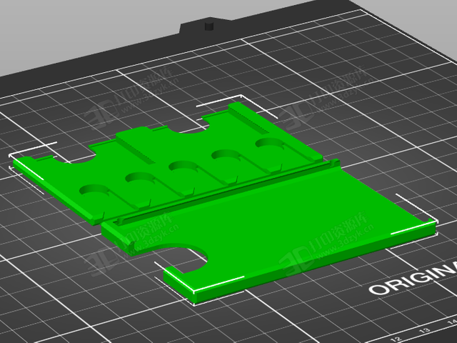 SD Micro SD卡盒 3d打印模型.png