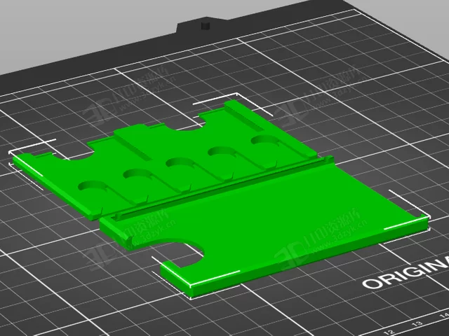 SD Micro SD卡盒 3d打印模型.webp