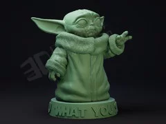 尤達(dá)寶寶(Baby Yoda) 嬰兒3d模型 (2).webp