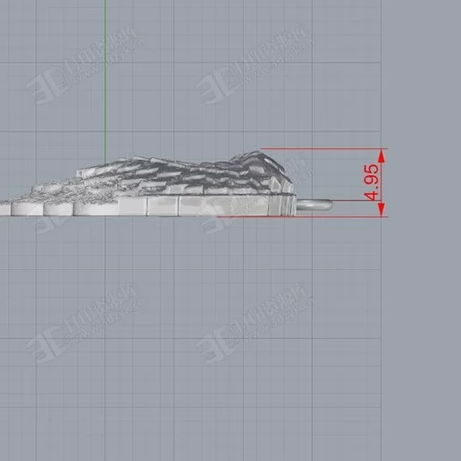 鷹吊墜珠寶紀(jì)念章3D打印模型 (4).webp