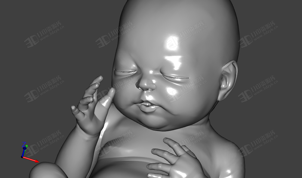 嬰兒baby  小孩 男孩3d模型 (3).png