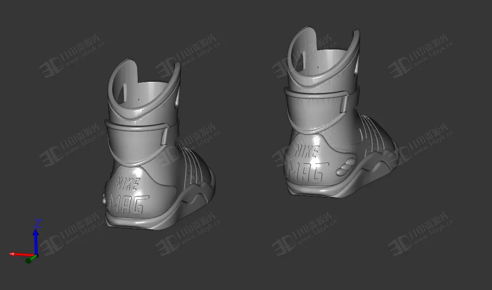 耐克 概念籃球鞋 整雙鞋子3d模型 (3).webp