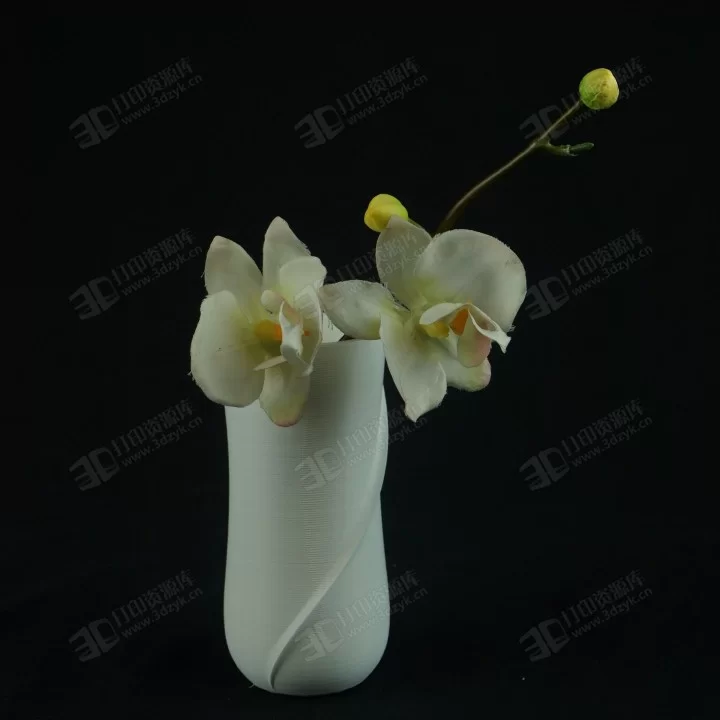 日系簡(jiǎn)約花瓶 盆栽擺件 裝飾品 3d打印模型 (3).webp