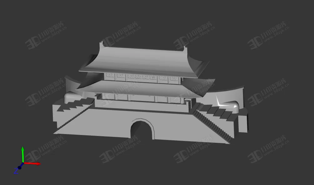 南大門-首爾 建筑模型3d打印 (1).webp