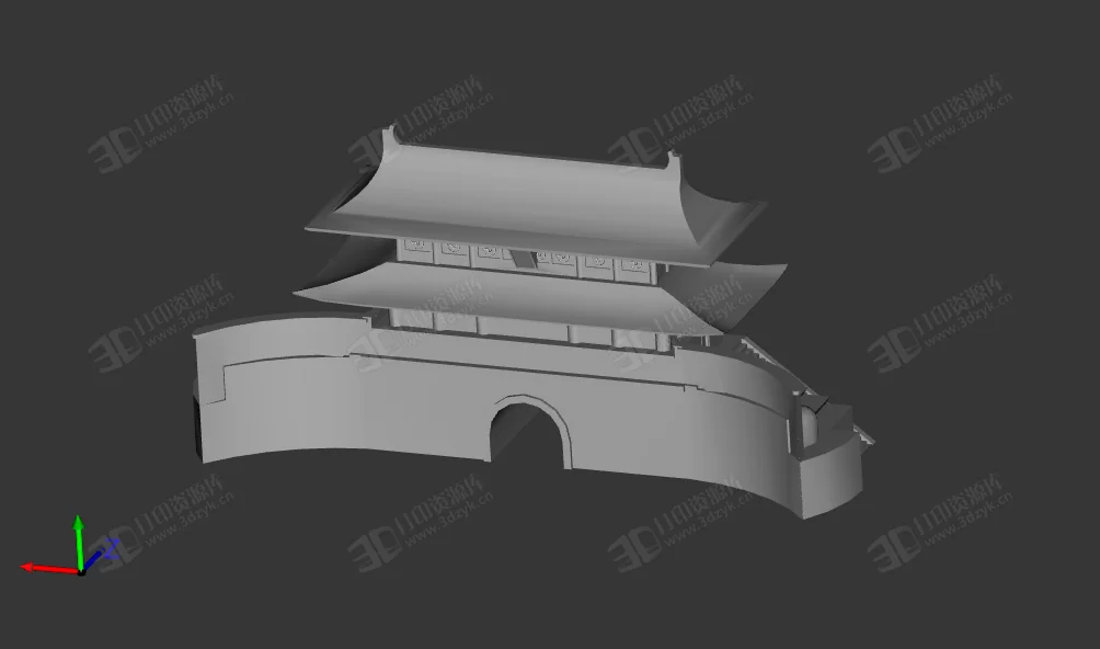 南大門-首爾 建筑模型3d打印 (2).webp