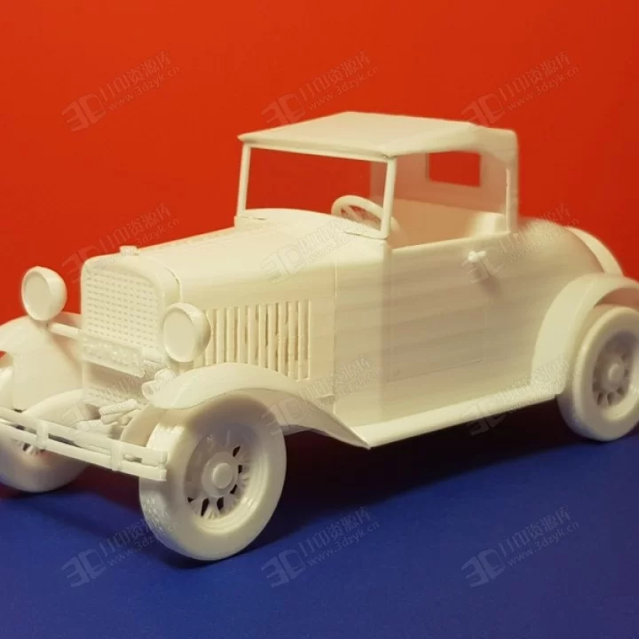 福特Model A Roadster 1931經(jīng)典老爺車 3d打印 (2).webp