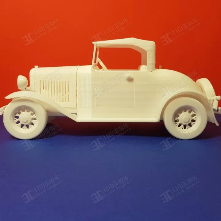 福特Model A Roadster 1931經(jīng)典老爺車 3d打印 (4).webp