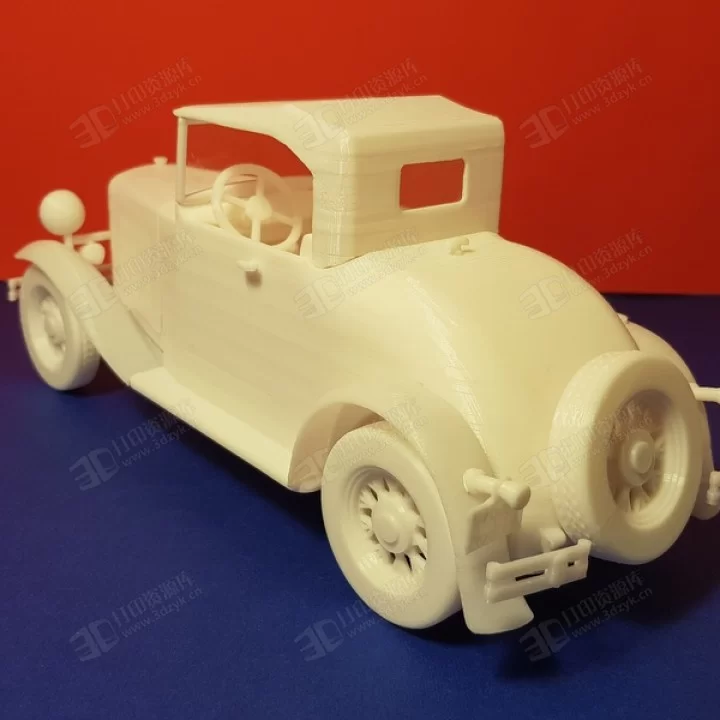 福特Model A Roadster 1931經(jīng)典老爺車 3d打印 (5).webp