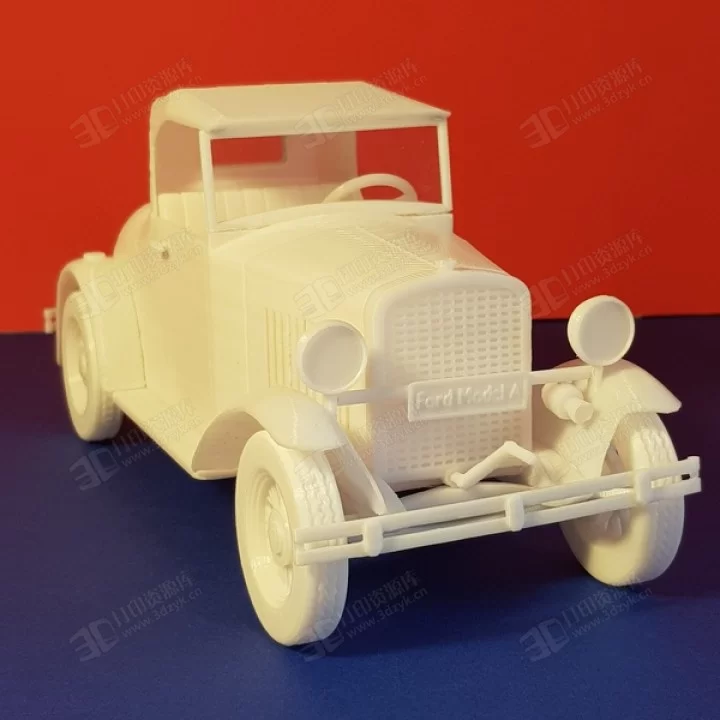 福特Model A Roadster 1931經(jīng)典老爺車 3d打印 (7).webp