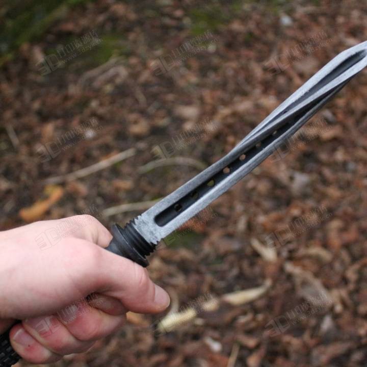 agdkommando Knife三棱匕首3d打印模型 (1).jpg