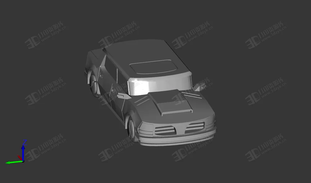 大轎車 廂式轎車3d打印模型 (3).webp