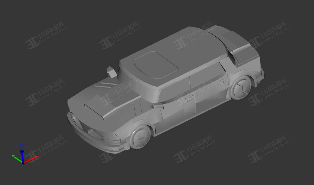 大轎車 廂式轎車3d打印模型 (1).webp