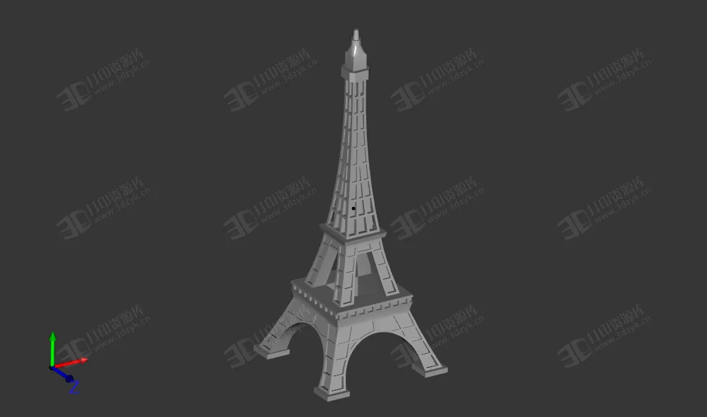 eiffel-埃菲爾鐵塔 無需支撐 建筑模型 (1).webp