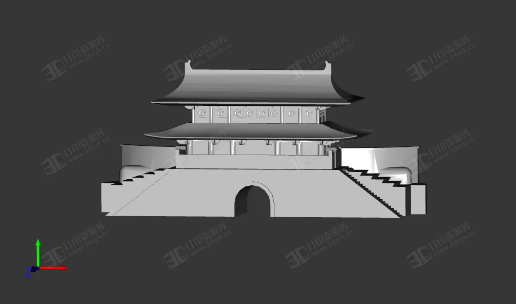 南大門 崇禮門 韓國古建筑模型 (2).webp