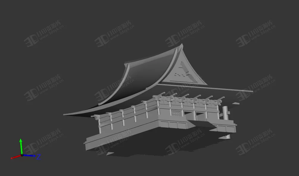 日本 淺草寺 建筑模型 (2).webp