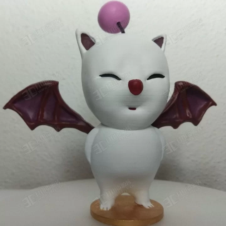 最終幻想莫古利Moogle 吉祥物3d打印模型 (1).webp