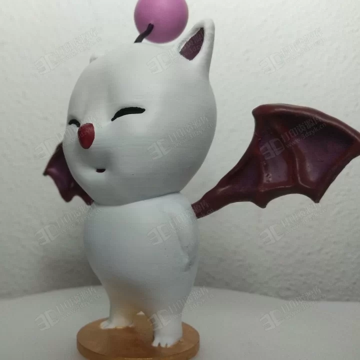 最終幻想莫古利Moogle 吉祥物3d打印模型 (2).webp