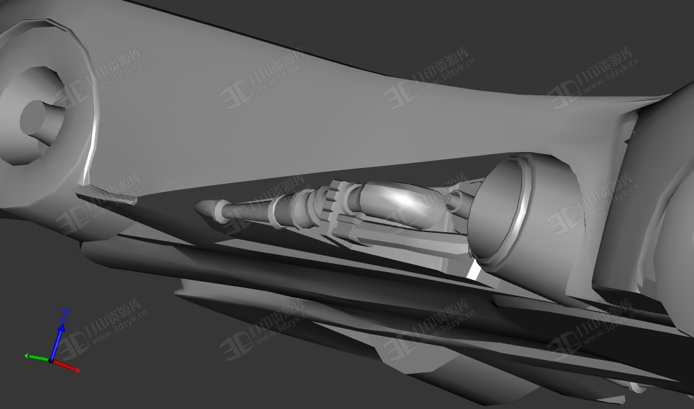 蝙蝠俠戰(zhàn)車 3d打印模型 (2).png