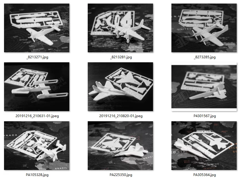 27款飛機(jī) 拼圖玩具3d打印模型 (2).webp