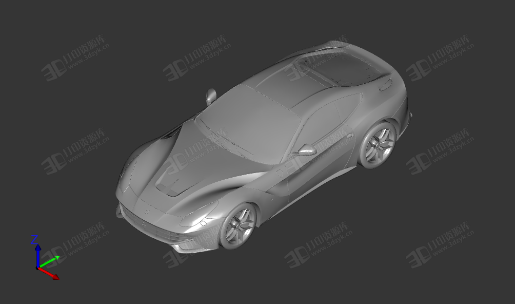 法拉利_F12跑車模型 3d打印模型 (1).png