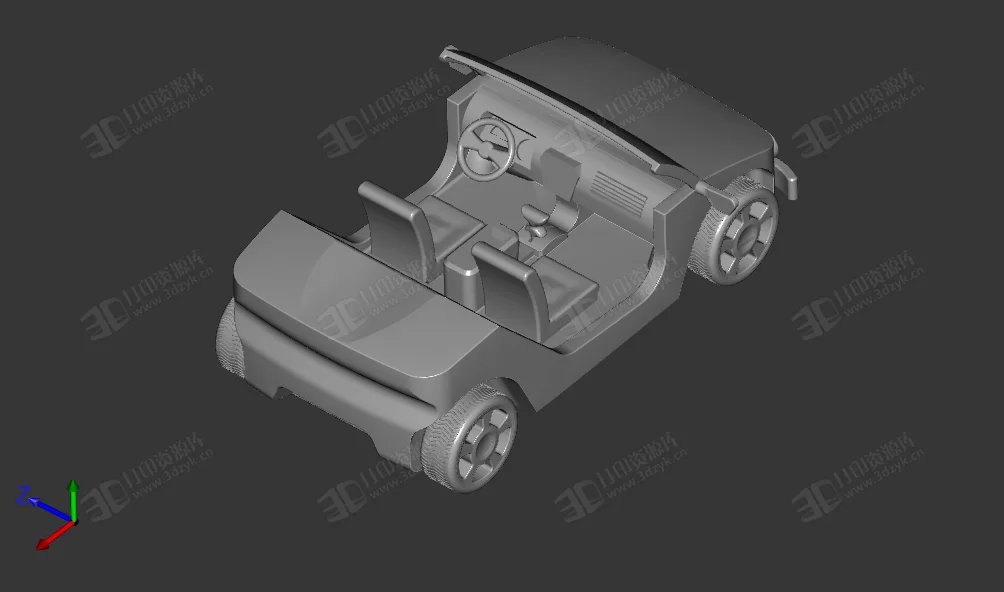 軍用雙座 敞篷汽車模型 (2).webp