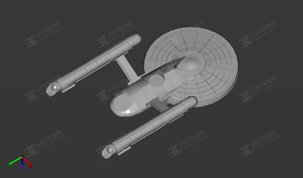 戰(zhàn)神級巡洋艦  船舶模型 3d打印 (2).webp